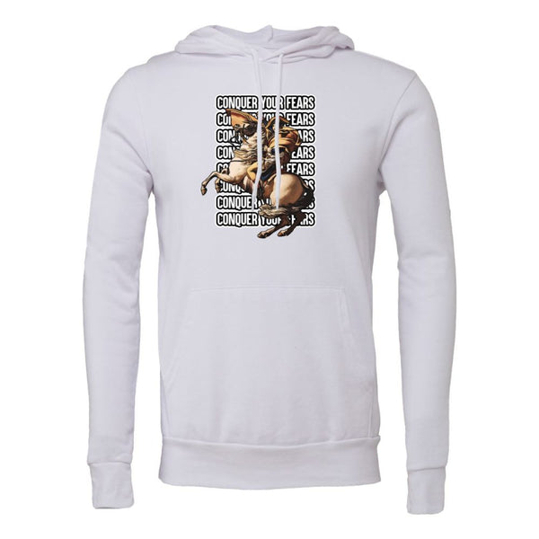 CONQUER YOUR FEARS Bella canvas hoodie 3719